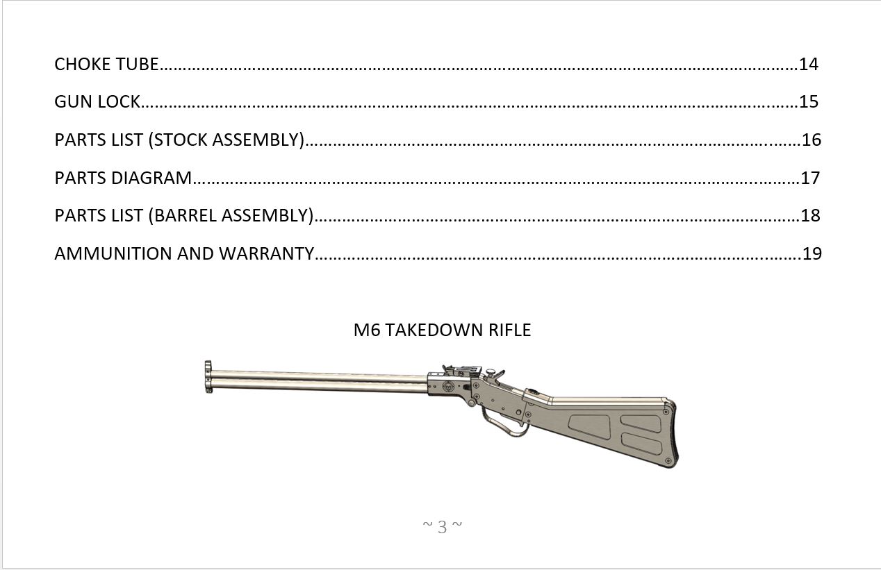 TPS Arms -M6 Taledown User Guide